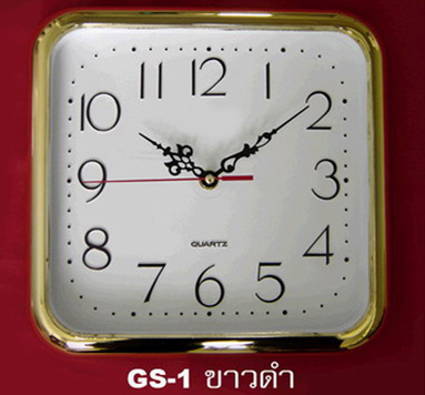 นาฬิกาแขวนสี่เหลี่ยม Square Clock